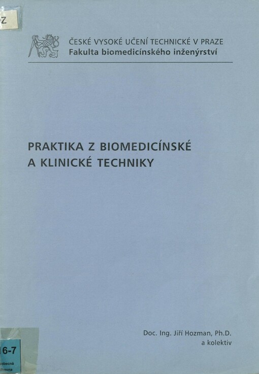 Praktika z biomedicínské a klinické techniky