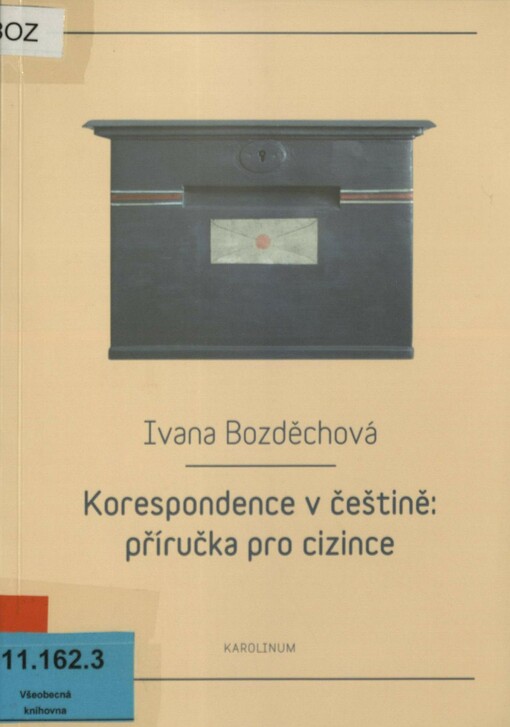 Korespondence v češtině: příručka pro cizince