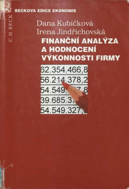 Finanční analýza a hodnocení výkonnosti firmy
