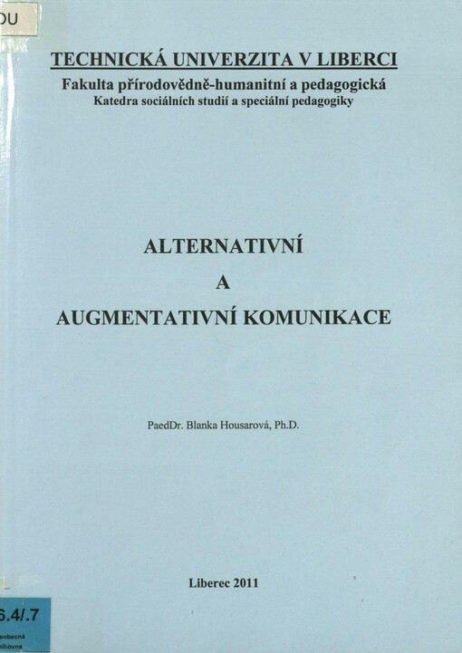 Alternativní a augmentativní komunikace