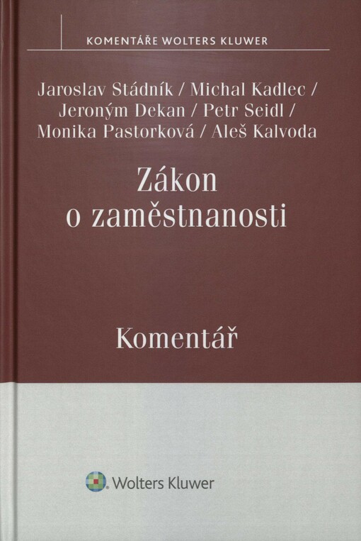 Zákon o zaměstnanosti: komentář