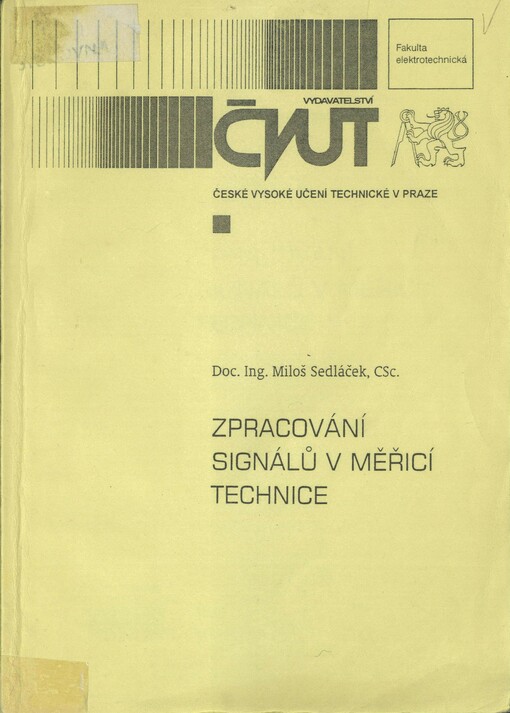Zpracování signálů v měřicí technice