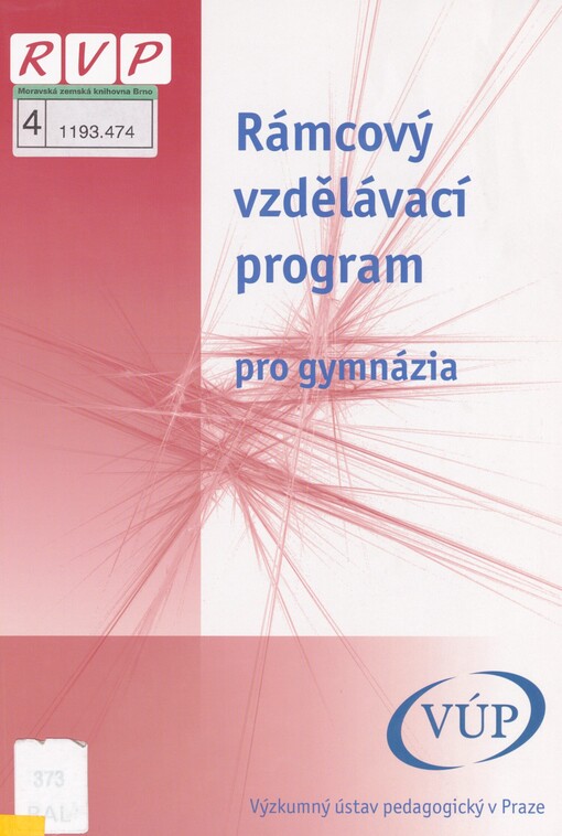 Rámcový vzdělávací program pro gymnázia: RVP G