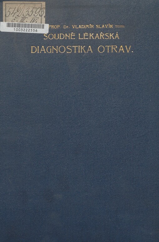Soudně lékařská diagnostika otrav