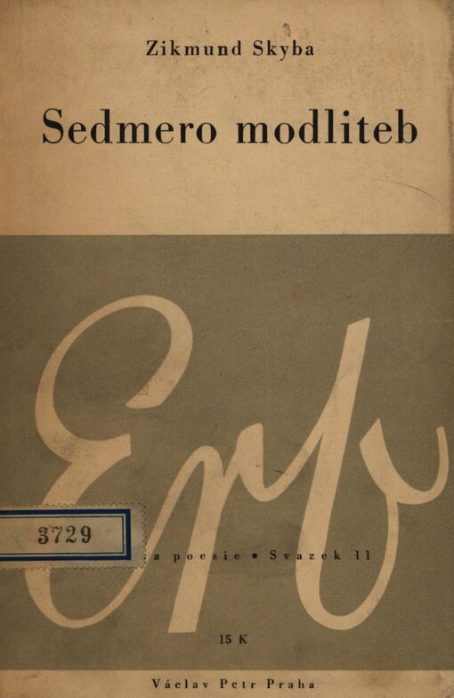 Sedmero modliteb: básně