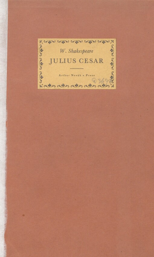 Julius Caesar: tragedie v pěti dějstvích