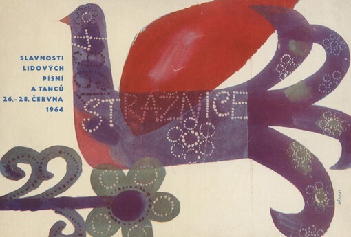 Programový sborník 19. ročníku slavností lidových písní a tanců, Strážnice 26.-28. června 1964