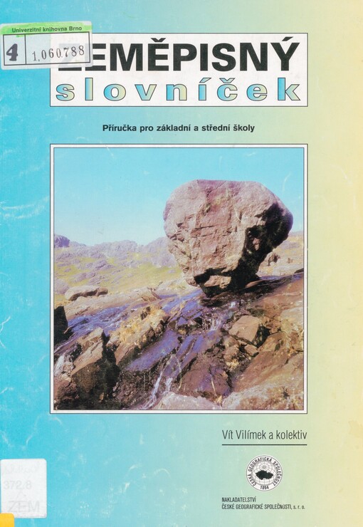Zeměpisný slovníček: příručka pro základní a střední školy