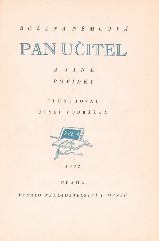 Pan učitel a jiné povídky