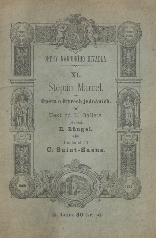 Štěpán Marcel: opera o 4 jednáních