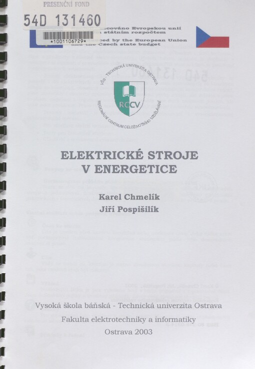 Elektrické stroje v energetice