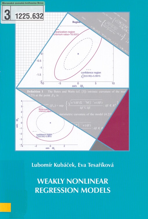Weakly nonlinear regression models