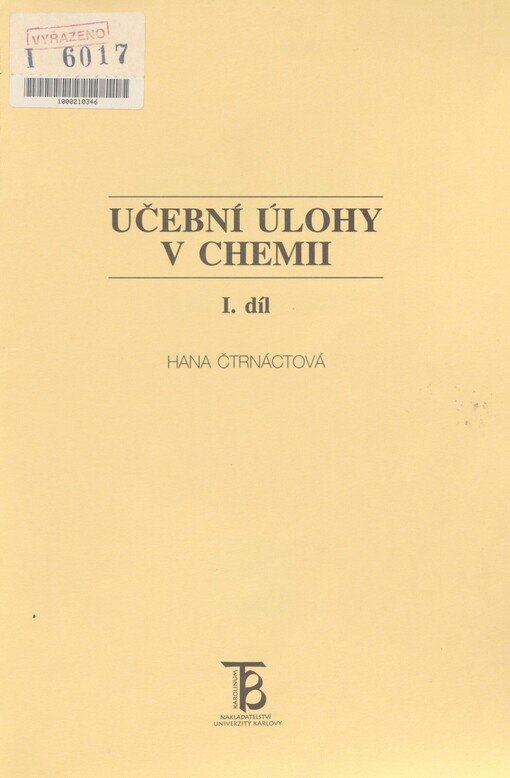 Učební úlohy v chemii