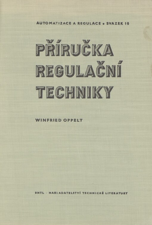 Příručka regulační techniky: vysokoškolská příručka