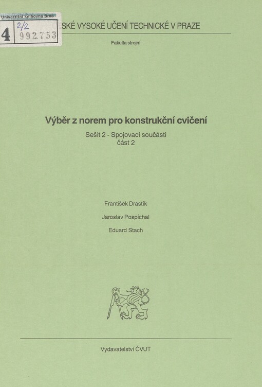 Výběr z norem pro konstrukční cvičení