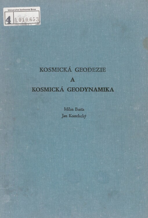 Kosmická geodezie a kosmická geodynamika