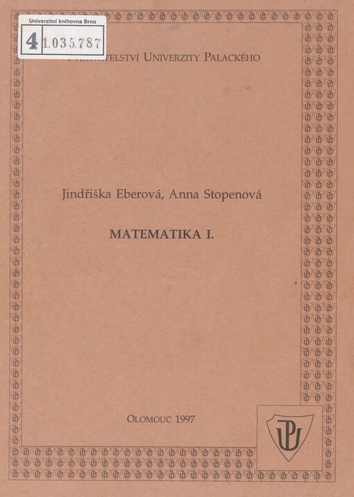 Matematika I