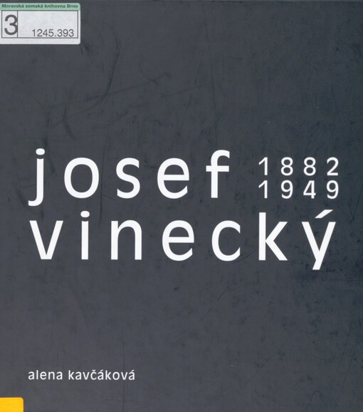 Josef Vinecký (1882-1949): osobnost sochaře v kontextu evropské avantgardy 20. století