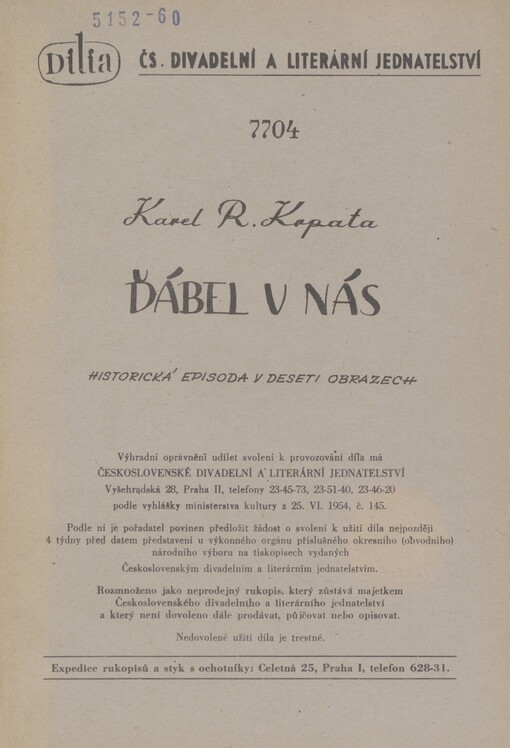 Ďábel v nás: historická episoda v deseti obrazech