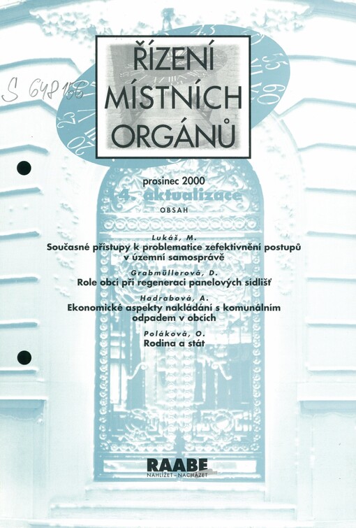 Řízení místních orgánů