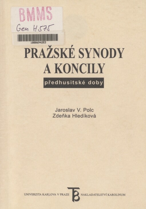 Pražské synody a koncily předhusitské doby