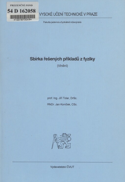 Sbírka řešených příkladů z fyziky: (vlnění)