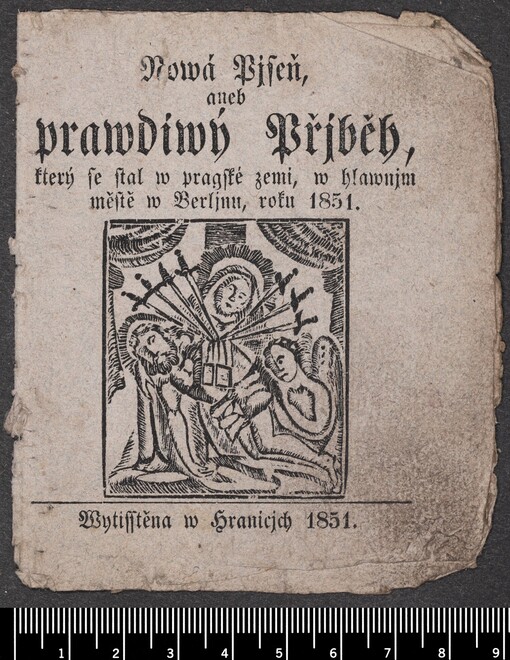 Nowá Pjseň, aneb prawdiwý Přjběh, který se stal w pragské zemi, w hlawnjm městě w Berljnu, roku 1851