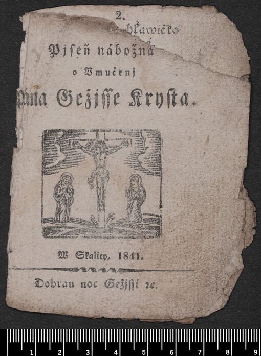 Pjseň nábožná o Vmučenj Pána Gežjsse Krysta