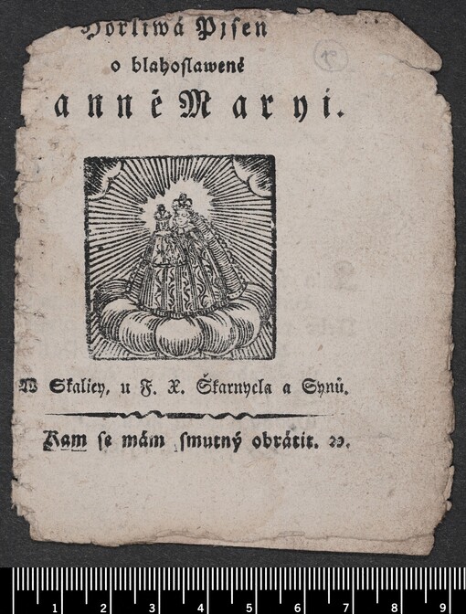 Horliwá Pjseň o blahoslawené [P]anně Maryi