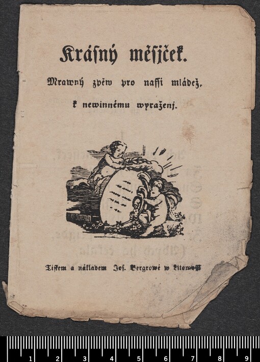 Krásný měsjček. Mrawný zpěw pro nassi mládež, k newinnému wyraženj