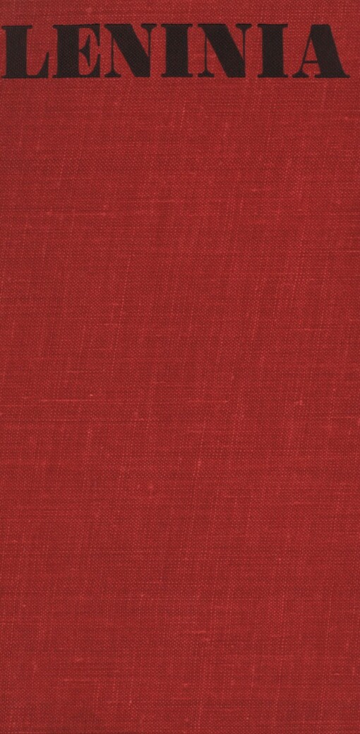 Leninia: 20 básní na velké téma