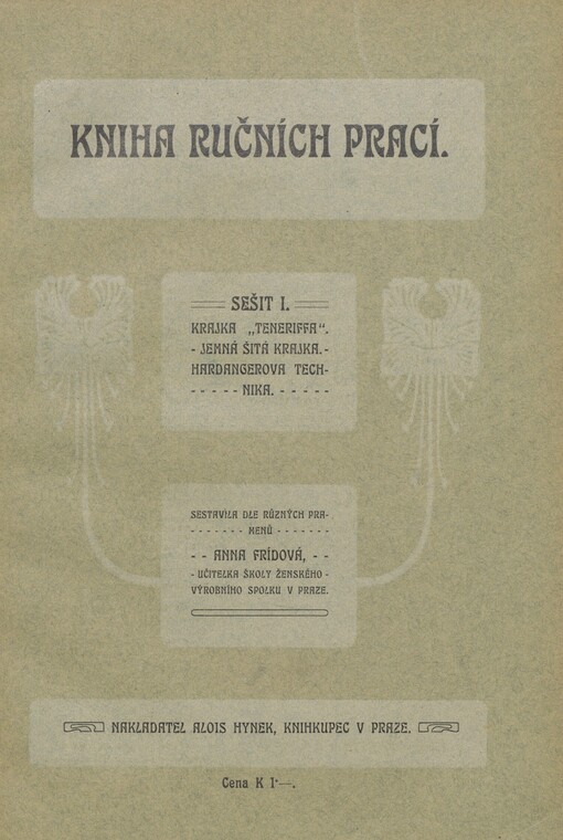 Kniha ručních prací. Sešit I. Krajka 