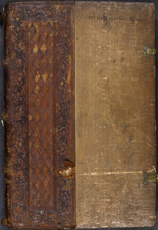 Konvolut začínající dílem: Eusebius de euangelica praeparatione a Georgio Trapezuntio e graeco in latinum traductus, opus cuiq[ue] fideli non solum utile ueru[m] etia[m] iocundum & p[er] necessariu[m] no uissime im pressum & exactissime emendatum