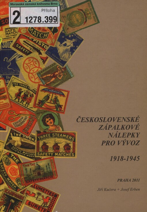 Katalog československých zápalkových nálepek pro vývoz 1918-1945