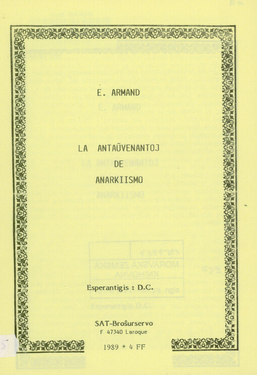 La antaŭvenantoj de anarkiismo