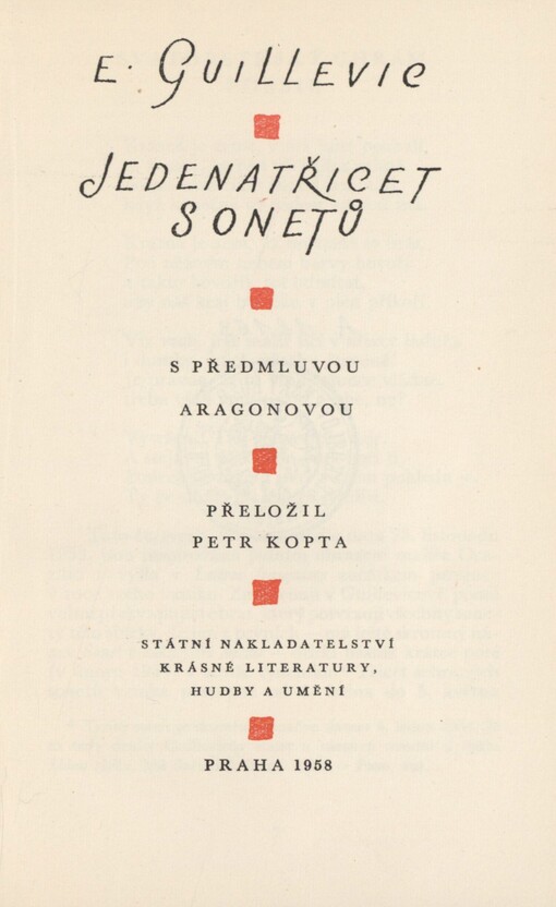 Jedenatřicet sonetů