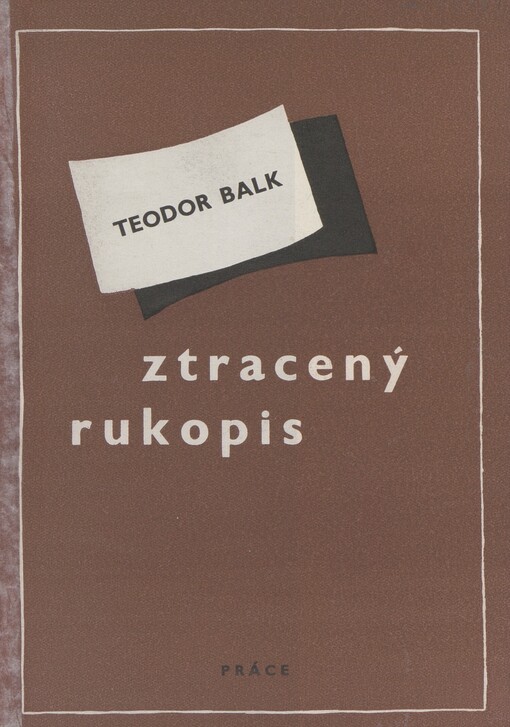 Ztracený rukopis