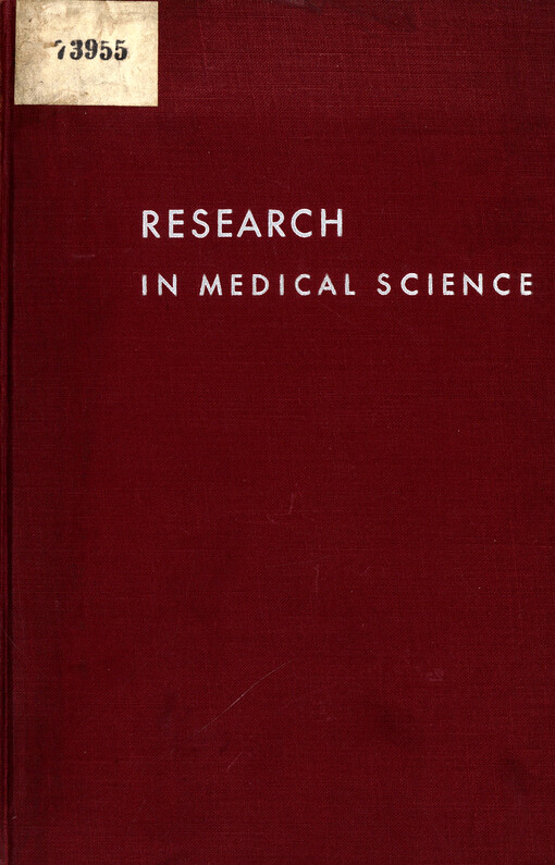 Research in medical science