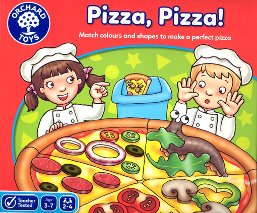 Pizza, Pizza! : Match colours and shapes to make a perfect pizza
