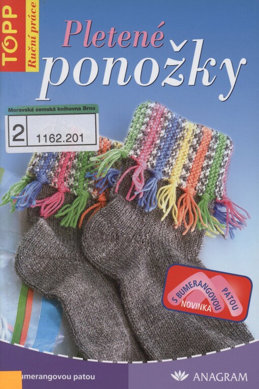 Pletené ponožky: s bumerangovou patou