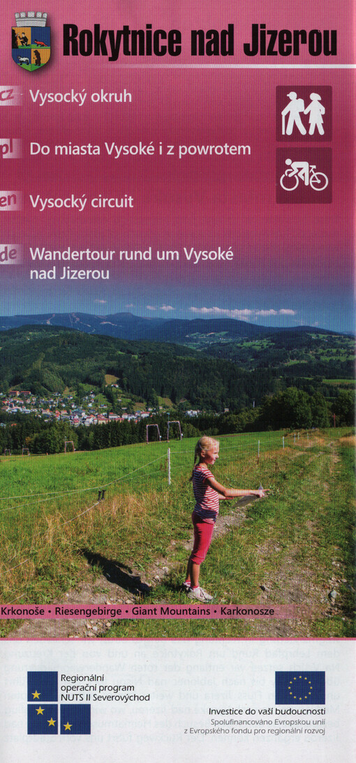 Rokytnice nad Jizerou. Vysocký okruh = Do miasta Vysoké i z powrotem = Vysocký circuit = Wandertour rund um Vysoké nad Jizerou