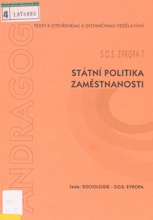 Státní politika zaměstnanosti