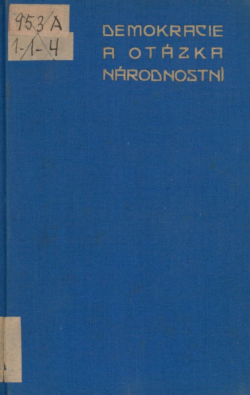 Demokracie a otázka národnostní
