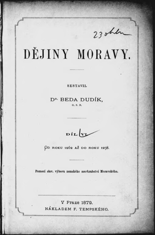 Dějiny Moravy.