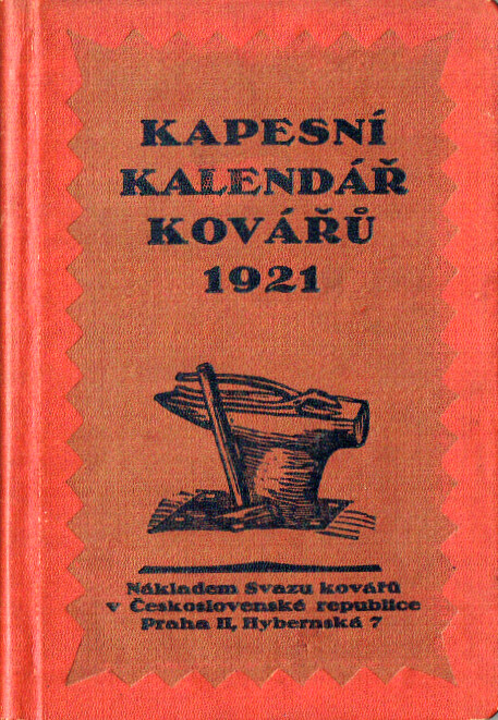 Kapesní kalendář s praktickou příručkou pro kováře