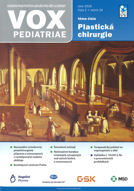 Vox pediatriae : časopis praktických dětských lékařů