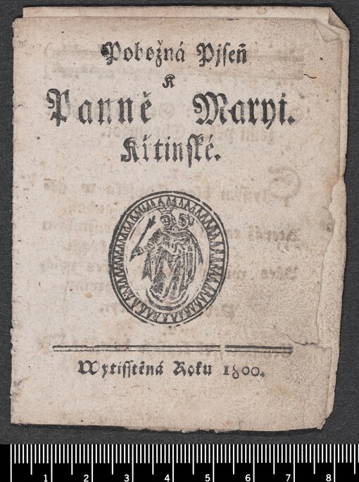 Pobožná Pjseň K Panně Maryi Křtinské