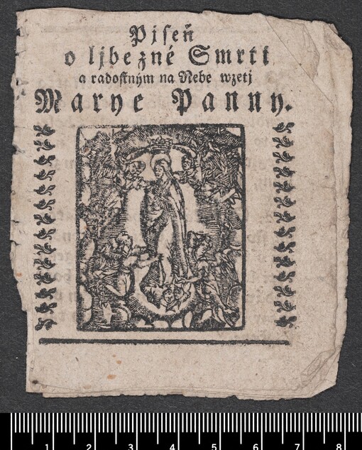 Pjseň o ljbezné Smrti a radostným na Nebe wzetj Marye Panny