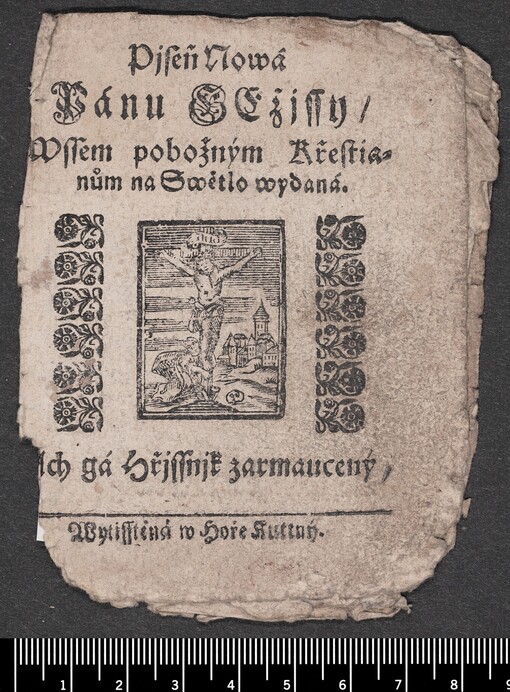 Pjseň Nowá Pánu GEžjssy, Wssem pobožným Křestianům na Swětlo wydaná
