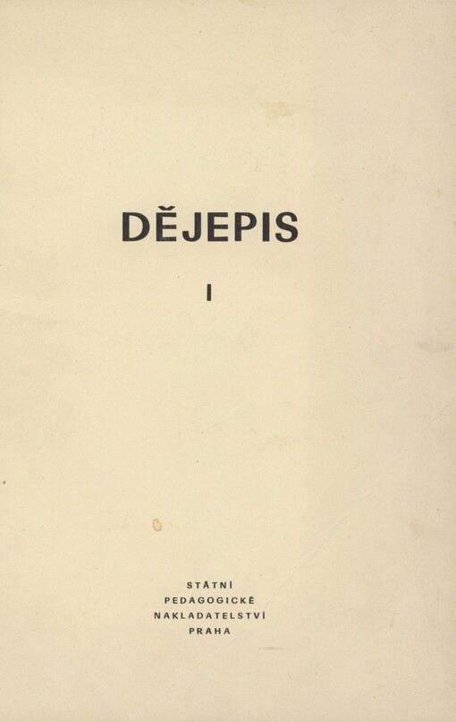 Dějepis I